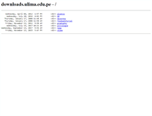Tablet Screenshot of downloads.ulima.edu.pe